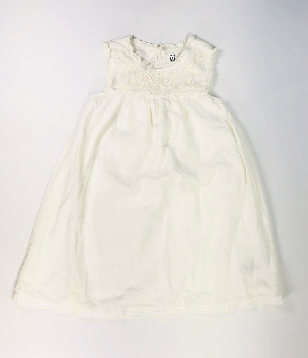 BABY GAP GIRLS EYELET DRESS SIZE 3/4
